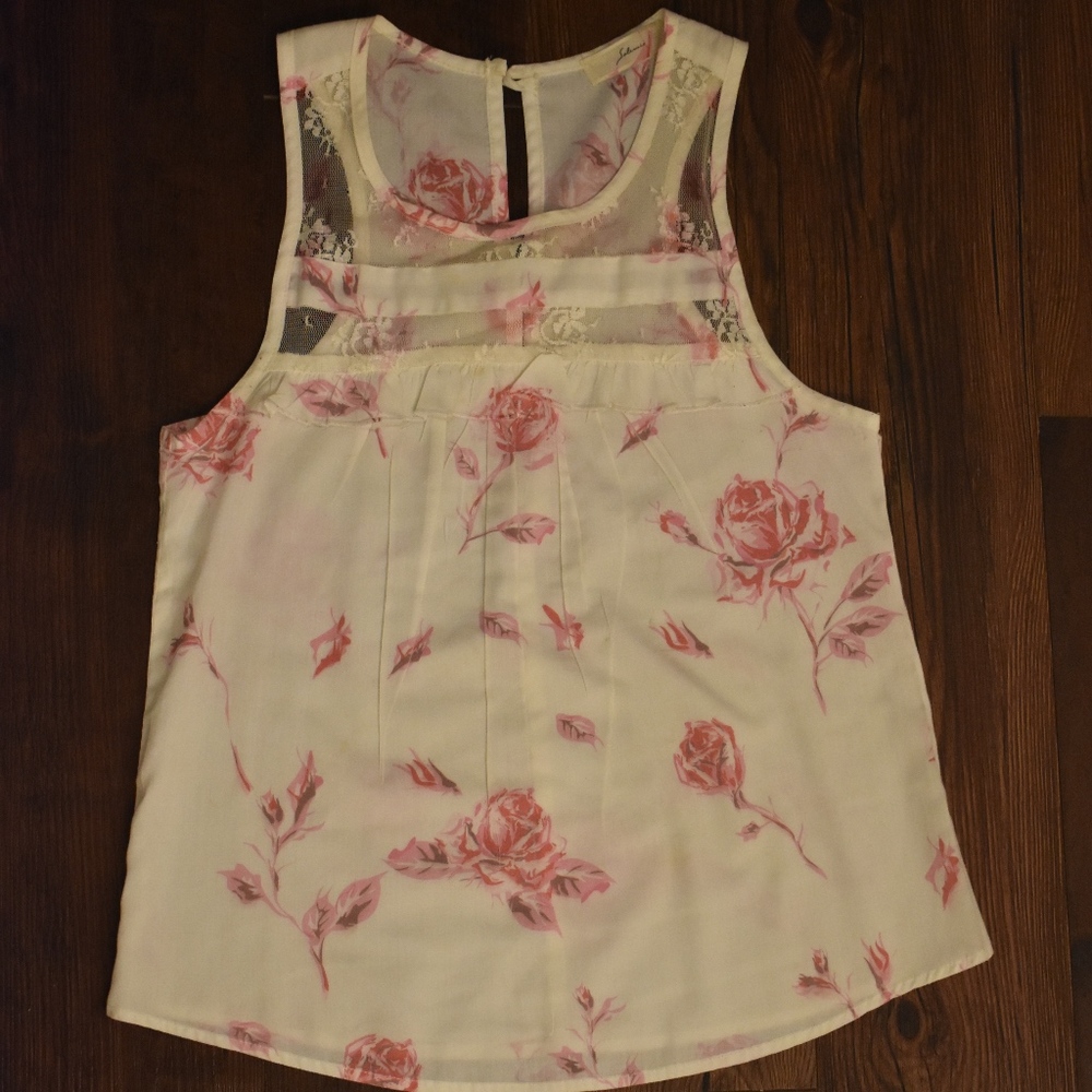 Feminine lace blouse